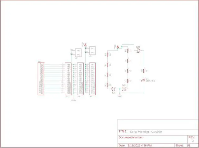 Alt view image 3 of 3 - Servo Connector Breakout Board for Single Board Computers Serial Wombat PCB0039 with LED 5-Pack
