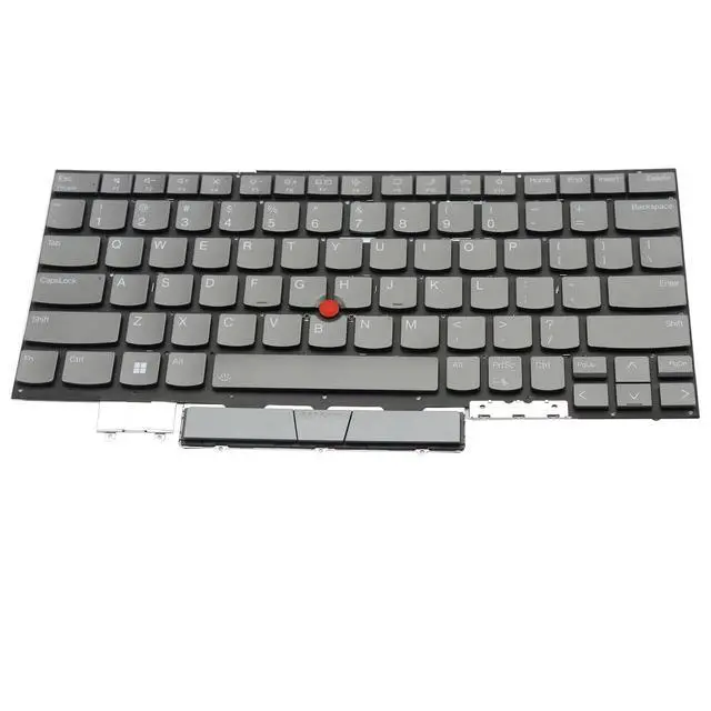 Alt view image 5 of 5 - BestParts Backlit Laptop Keyboard Replacement for Lenovo Thinkpad X1 Yoga 6th Gen 2021 Gen 6 Type 20XY 20Y0 US Layout with TrackPoint Gray Without Frame