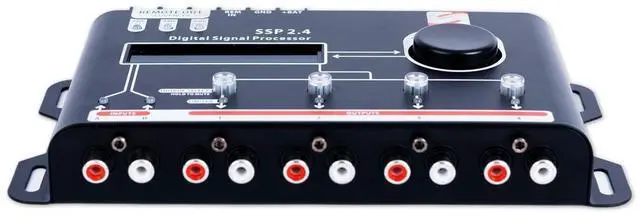 Alt view image 3 of 5 - Soundfy SSP 2.4 Digital Signal Processor & Equalizer 15-Band Graphic EQ, 12 Presets, Built-in Crossover for Car Audio Enhancement (SDF-CN-SP001NA)