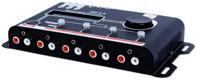 Alt view image 5 of 5 - Soundfy SSP 2.4 Digital Signal Processor & Equalizer 15-Band Graphic EQ, 12 Presets, Built-in Crossover for Car Audio Enhancement (SDF-CN-SP001NA)