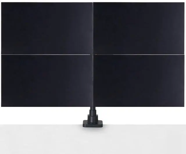 Main image of Hexcal Multi-Monitor Mount System for Dual, Triple, or Quadra Setups, Supports up to 49" Ultrawide & Curved Screens, 44lbs Capacity per Arm, Gas Spring Adjustable VESA Desk Mount (Quadra Monitor)