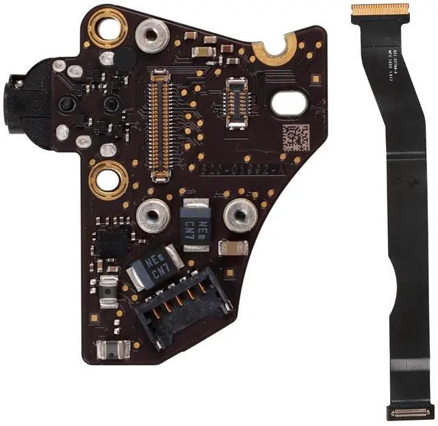 Main image of HAWSON A2179 Audio Board Headphone Jack Connector with Cable Replacement for MacBook Air Retina 13" A2179 2020 Year (Black)