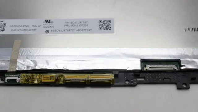 Alt view image 3 of 5 - Lyinsen Replacement Laptop 30Pins LED IPS Touch Screen Digitizer Display Assembly 12.2" for Lenovo 500W Yoga Gen4 5M11N59377 5M11H61346 5M11H61350 5M11N59375 5M11H61348