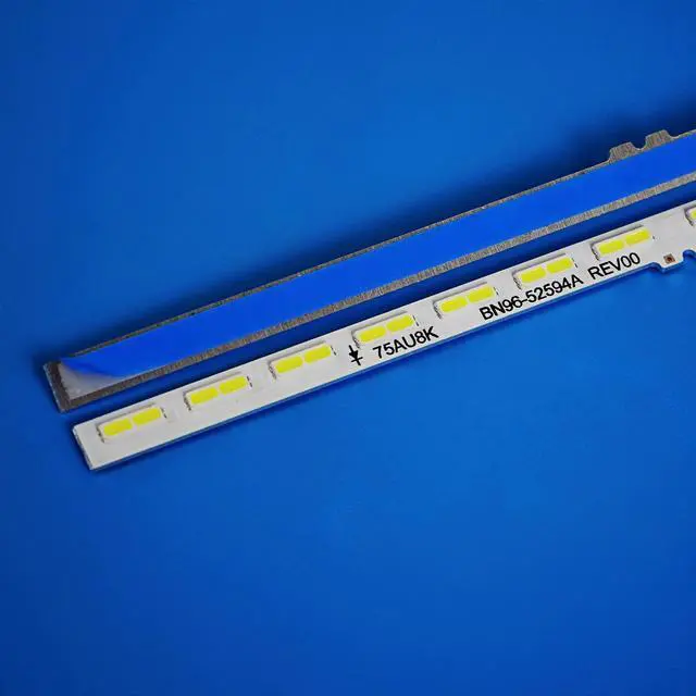 Alt view image 2 of 5 - XIMAIACC 4 Pieces LED Backlight Strips for Samsung 75'' TV 75AU8K 75AUBK UN75AU8000F UN75AU7000PXPA UN75AU7980FXZA UN75AU8000FXZA UN75AU800DFXZA BN96-52594A LM41-01046A LM41-01046C