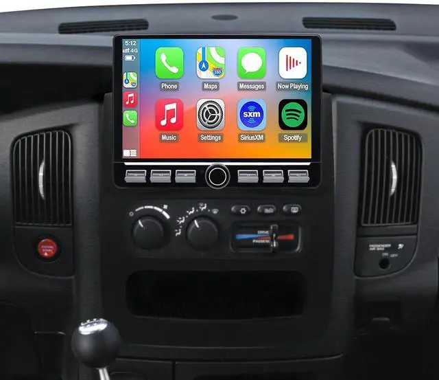 Main image of 4G LTE QLED Radio for Dodge RAM 2002-2005 Upgrade,8-Core CPU Touch Screen Stereo,Wireless CarPlay & Android Auto,Support OEM Camera & Steering Wheel Control,Free Camera
