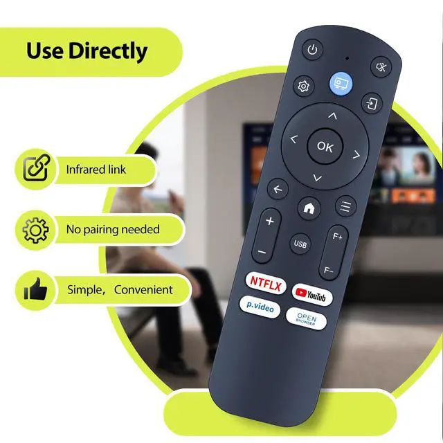 Alt view image 2 of 5 - RYQIF Replacement Remote Control Compatible Inteded for iWIMIUS S29 Projector