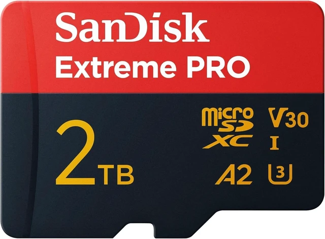 Alt view image 3 of 5 - SanDisk 2TB Extreme Pro MicroSDXC Card, Works with GoPro Action Cameras
