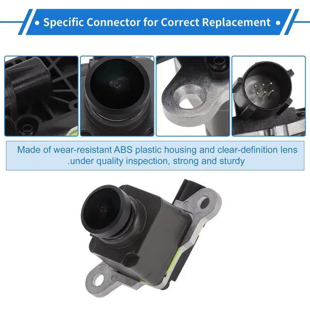 Alt view image 4 of 5 - VekAuto 1 Pcs Rear View Camera for Ram 1500 2500 3500 2013-2018 for Ram 4500 5500 2013-2015 License Plate Park Assist Camera Backup Reverse Camera with Tool