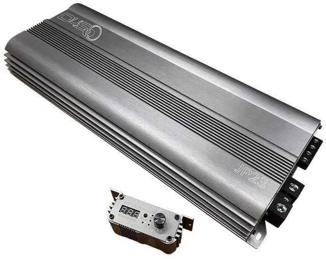 Main image of DOWN4SOUND JP23 V1.5 Elite Gray ^^ Monoblock Amplifier - 2300W RMS, 1-Ohm Stable, Linkable for Car Audio Systems, High-Performance Bass Amplifier for 2000W Subwoofer Setup
