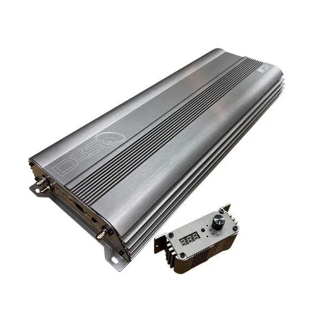 Alt view image 2 of 5 - DOWN4SOUND JP23 V1.5 Elite Gray ^^ Monoblock Amplifier - 2300W RMS, 1-Ohm Stable, Linkable for Car Audio Systems, High-Performance Bass Amplifier for 2000W Subwoofer Setup