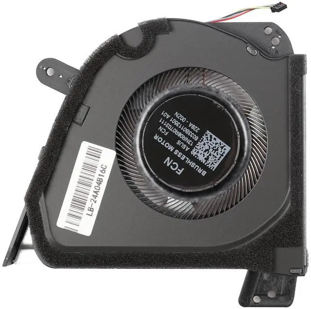 Alt view image 5 of 5 - New CPU+GPU Cooling Fan Replacement for ASUS Zephyrus M16 (2022) GU603Z GU603ZM GU603ZW GU603ZX GU603ZE Fan DFSCK221051824-FP9R DFSCK221151812-FP9Q P/N: 13NR08R0T02111 13NR08R0T03111 12V 1A