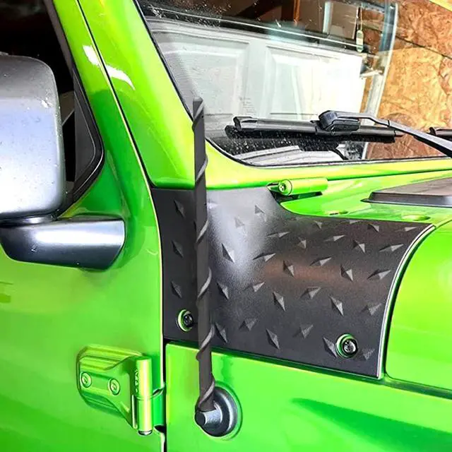 Alt view image 2 of 5 - BASIKER Antenna Compatible with Jeep Wrangler Gladiator JK JT JL Rubicon Sahara Unlimited Sport 2007-2025, Jeep Wrangler Antenna Replacement, 13 Inch Car Radio Antenna Jeep Accessories