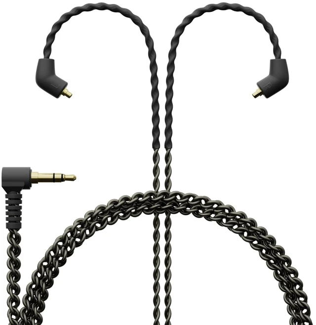 Main image of BASN SC100 IEM Silver-Plated MMCX Cable, 150cm OFC Wired Cable for in-Ear Monitors - Compatible with BASN Bsinger, Bmaster Series (SC100-MMCX-Black)