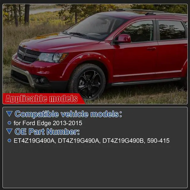 Alt view image 3 of 5 - Rear View Backup Camera Compatible with Ford Edge 2013 2014,2015, Reverse Park Assist Camera Replace ET4Z19G490A ET4Z-19G490-A DT4Z-19G490-B 590415