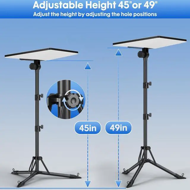 Alt view image 3 of 5 - Starlink Mini Tripod, 180 Tilt Angle & Height Adjustable Starlink Mini Stand with Adapter, Windproof & Portable Starlink Tripod Mount with Ground Nail, Starlink Stand for Outdoor Travel Hiking