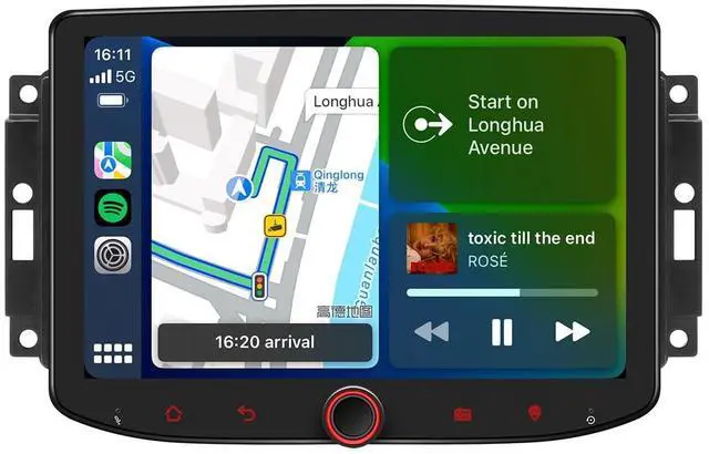 Main image of Joying 8" Car Radio for Jeep Grand Cherokee 2008-2010/Chrysler Town & Country 2008-2016/Dodge Grand Caravan, Challenger, Caliber, Avenger 2008-2014 with Carplay, Android Auto, AM/FM Radio(JY-JP101T4)