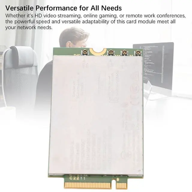 Alt view image 4 of 5 - FM350 GL DW5931E ESIM Network Card Module, 5G NR 4G LTE 4.67Gbps Network Adapter Card for Latitude, for Precision, for XPS Series, Laptop Network Adapter Module for Linux