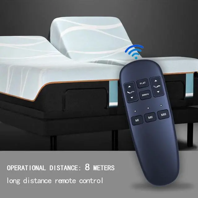 Alt view image 3 of 5 - PZL Replacement Remote Control Compatible with Blissful Nights e3 Adjustable Bed Frame YYOJ26 for SUVELAM and More Models, for ZZZEN E3 Zero Clearance Adjustable Bed Frame