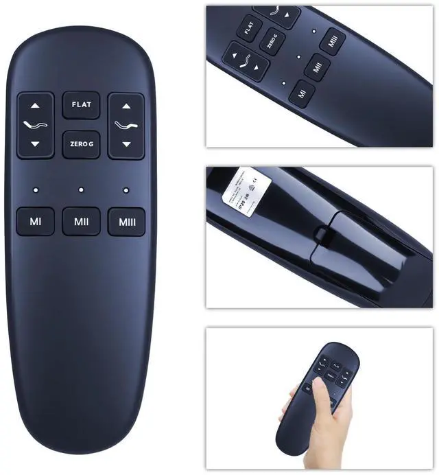 Alt view image 5 of 5 - PZL Replacement Remote Control Compatible with Blissful Nights e3 Adjustable Bed Frame YYOJ26 for SUVELAM and More Models, for ZZZEN E3 Zero Clearance Adjustable Bed Frame