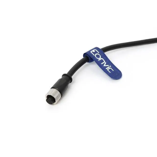 Alt view image 5 of 5 - Eonvic M12 Cable 17 Pin A Code Male to Female Waterproof Aviation Sensor Cable Plug Shielded Injection Moulding Industrial Electrical PVC 1m
