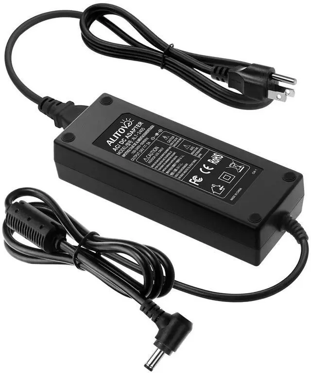 Main image of ALITOVE 24V Power Supply DC 24 Volt 5A AC Adapter 100-240V AC/DC Adapter Transformer Compatible 5 Amp 4A 3A 2.7A 2.5A 2A with 5.5 * 2.5mm/2.1mm Tip for LED Strip CCTV Camera Printer LCD Monitor