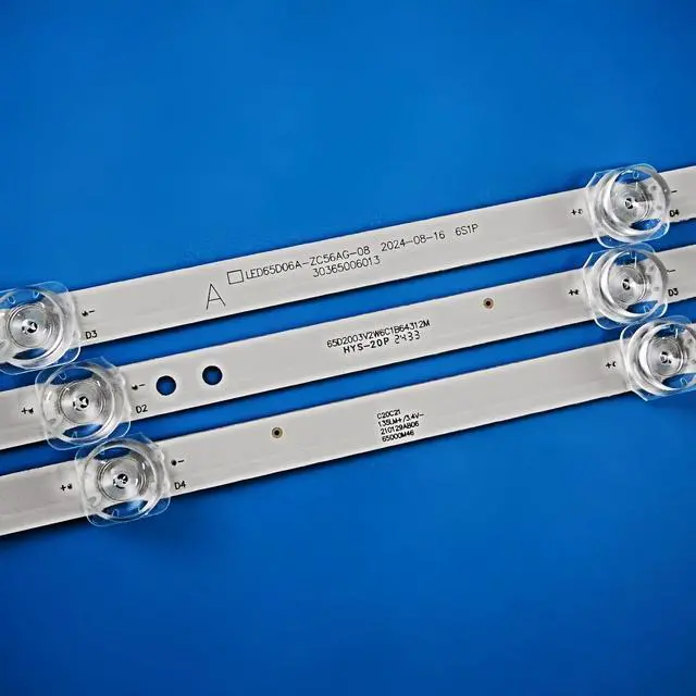 Alt view image 4 of 5 - LED Strips for 65''TV LED65D06A-ZC56AG-08 6S1P ONN 100012587 30365006013 LT-65CA890