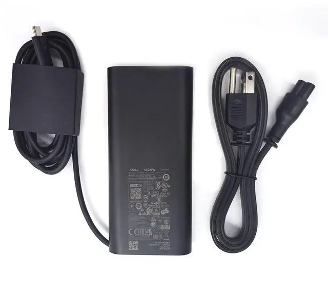 Main image of Dell Laptop Charger 130W Watt USB Type C(USB-C) AC Power Adapter - XPS 9730 9530, Precision 3570 3580 3581 5470 5480 3470 3480, Alienware X14 R2, Inspiron 16 Plus 7630, HA130PM170