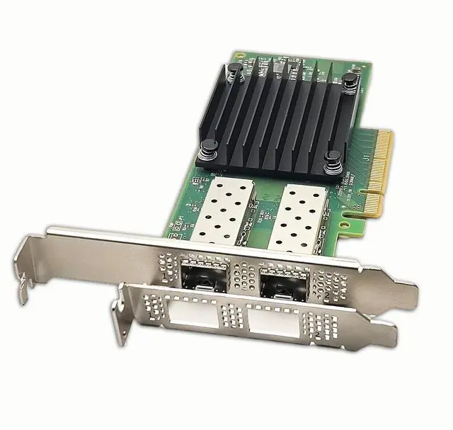 Alt view image 2 of 5 - 10/25GbE NIC with Mellanox CX-5 EN Chipset MCX512A-ACUT, Dual SFP28 Port PCIE3.0 x8, 25G Ethernet Network Adapter Card Support Windows/Linux/VMare/OFED, UEFI Enable