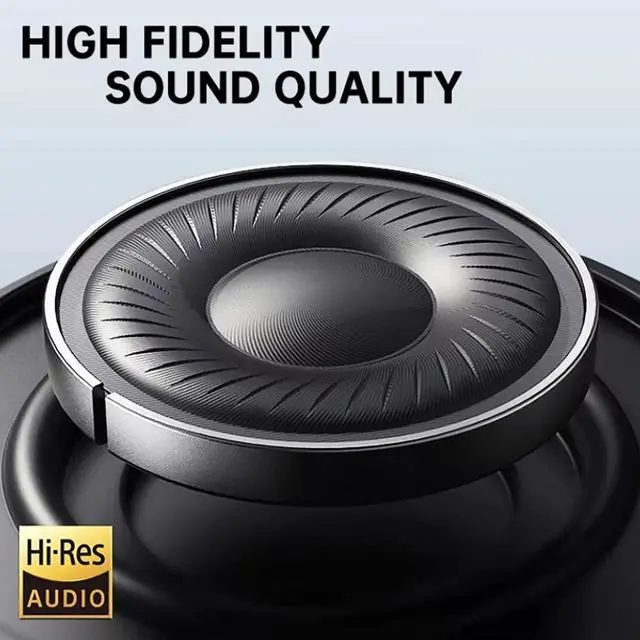 Alt view image 3 of 5 - MLF-W7 Noise Cancelling Headphones Over Ear ANC Headphones Wireless Bluetooth Headphones 500mAh Long Battery Life Active Noise Cancelling Over Ear Headphones Dual Mode Wired/Wireless Bl