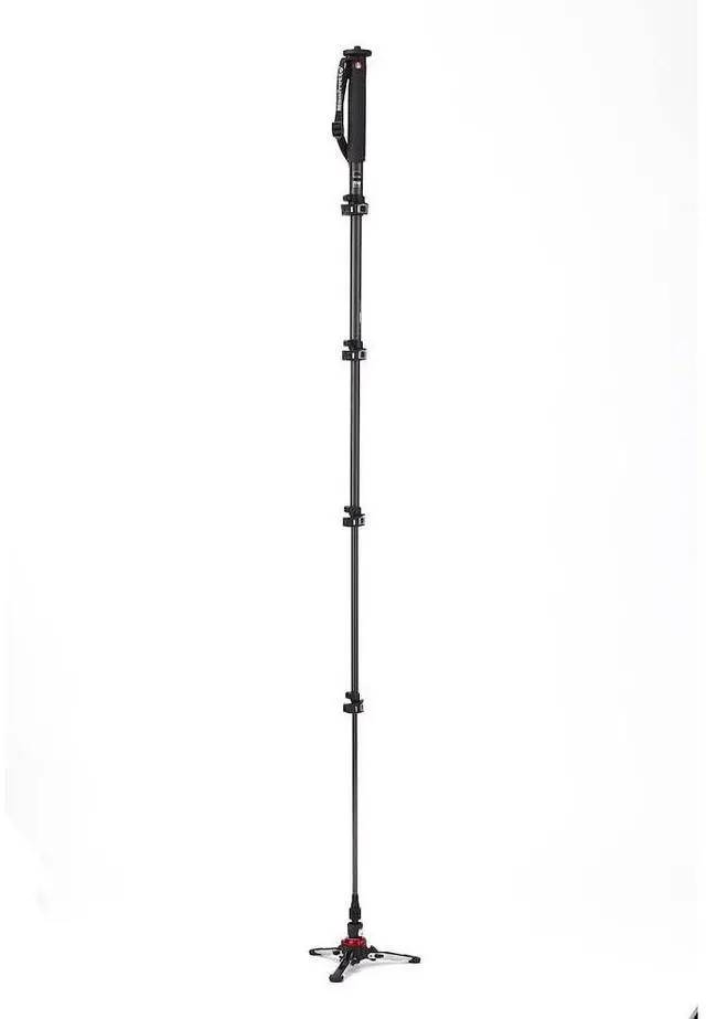 Alt view image 3 of 5 - Manfrotto Xpro 5 Section Carbon Fiber Video Monopod, Black (MVMXPROC5US)