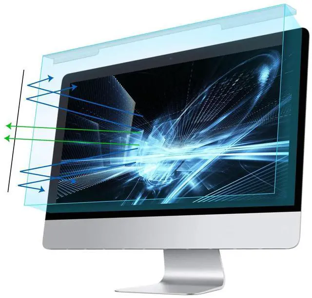 Main image of MOSISO 30-32 inch Computer Blue Light Blocking Screen Protector Anti-UV Eye Protection Filter Film Panel for Diagonal 30,31,31.5,32 inch 16:9 Widescreen Desktop PC LED Monitor(28.27x16.57 inch/L x W)