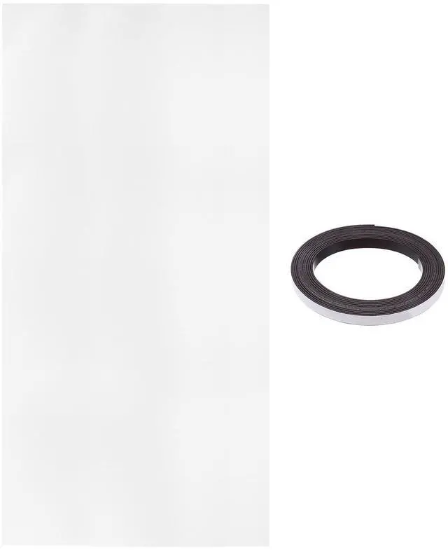 Main image of PATIKIL PC Fan Dust Mesh 1000mm x 500mm 0.5mm Hole, 1 Set PVC Computer Cooler Dust Filter PC Case Cover Grills with Magnetic Strip for Computer Cooler Fan Case Dustproof, White