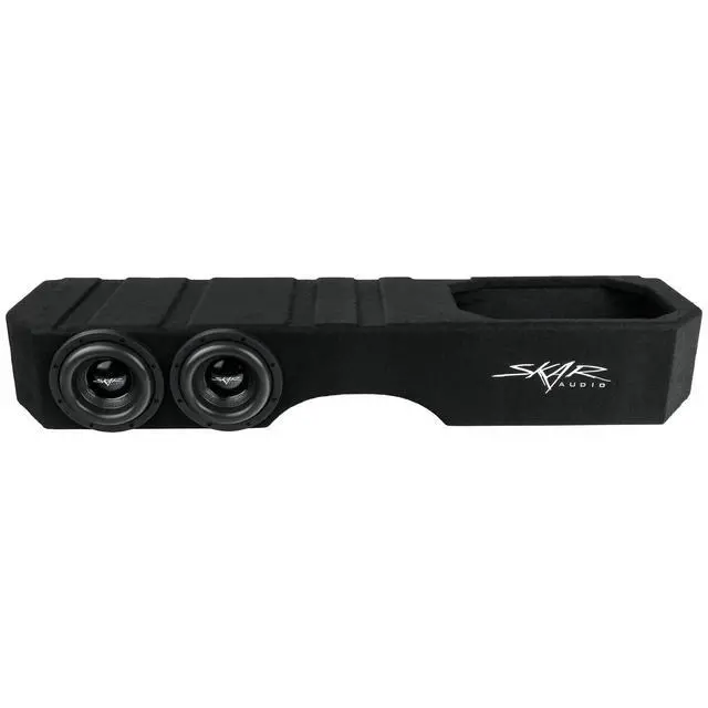 Alt view image 2 of 5 - Skar Audio Dual 8" Loaded Ported Subwoofer Enclosure Compatible with 2004-2015 Nissan Titan Crew Cab Trucks