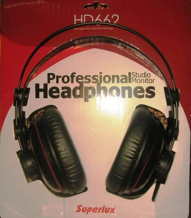 Alt view image 3 of 5 - Superlux HD-662 Closed Back Studio Headphones