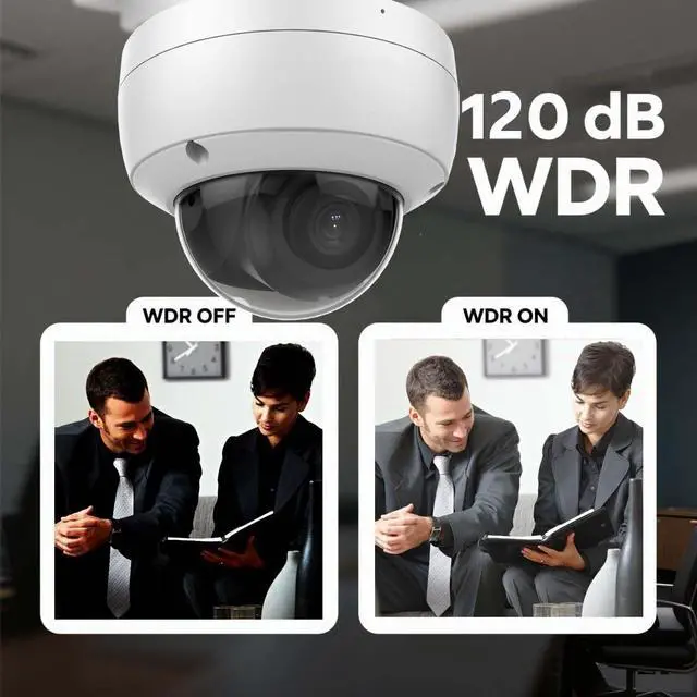 Alt view image 5 of 5 - VisiSecure DS-2CD2183G2-IU HIKVIS0N_AcuSense 4K 8MP POE IP Camera Outdoor,120dB WDR, Vandal-Proof, AI Human/Vehicle Detection, H.265+, IK10 & IP67 Rated,2.8mm Lens with Audio English Version