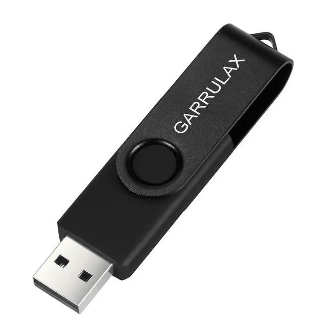 Alt view image 2 of 5 - GARRULAX USB Flash Drive, 128GB USB 2.0 Rotatable Memory Stick Date Storage Pendrive Thumb Drives (2 Pack)