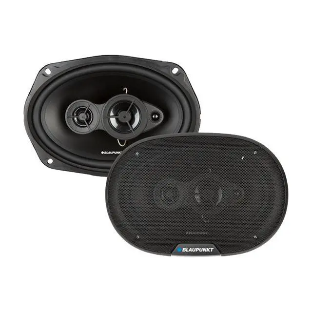 Alt view image 2 of 4 - 2 Pair (Qty 4) of Blaupunkt BPS-E694 6x9" 70 Watt Max 4-Way Car Speakers with 50 Feet 16 Gauge Wire