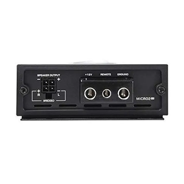 Alt view image 4 of 4 - Diamond Audio MICRO2V2 Micro 2-Channel Full Range Class D 150W x 2 @ 4/250W x 2 @ 2/500W RMS Bridged Amp