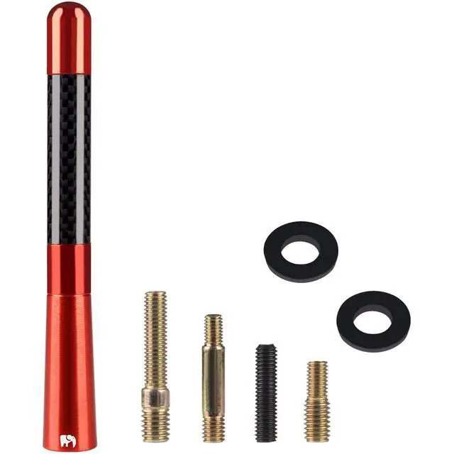 Alt view image 5 of 5 - ONE250 Antenna, Compatible with Chevy & GMC Trucks All Models - Will fit Any Chevrolet Silverado, Chevrolet Colorado, GMC Sierra or Denali (Red)