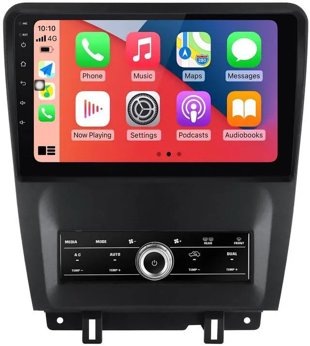 Main image of Android 13 Android Car Touch Screen for Ford Mustang Radio Upgrade 2010 2011 2012 2013 2014,10 inch Head Unit 8 Core 4G+64G,w/Wireless Carplay/Android Auto/DSP/4G/WiFi/Bluetooth/AM/FM Head Unit