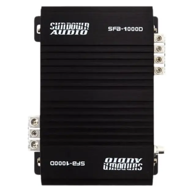 Alt view image 2 of 5 - Sundown Audio Full Range Class D Monoblock Amplifier - 1000W/600W RMS 1-Ohm Stable Digital Car Audio Amp with Variable Filters, Bass Boost, Clipping Remote, 4-Way Protection (SFB-1000Dv2)