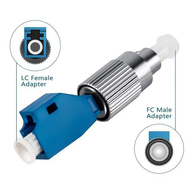 Alt view image 4 of 5 - Duogalia Fiber Optic Adapter, FC/UPC Male - LC/UPC Female Singlemode(10PC)