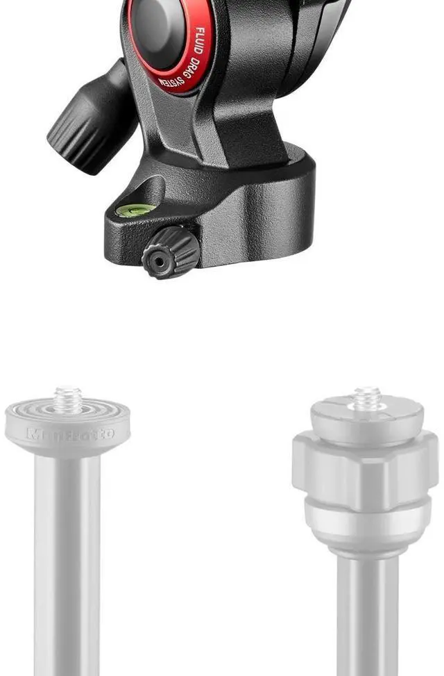 Alt view image 4 of 5 - Manfrotto MVH400AHUS Lightweight, Travel Friendly Be Free Live Fluid Video Head, Black