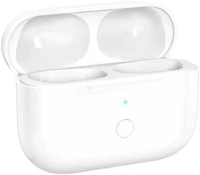 Main image of Wireless Charging Case for Air pod pro, Charger Case Replacement with Sync Button and Built-in 660 mAH Battery, No Earbuds Include (White pro 1)