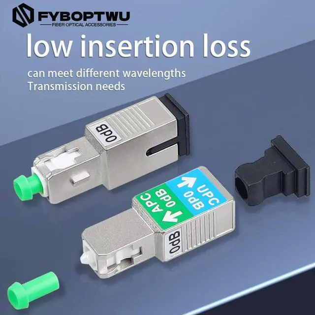 Alt view image 3 of 5 - Fyboptwu - 15pcs Fiber Optical Adapter - SC/APC to SC/UPC Singlemode Hybrid Optical Fiber Convertor