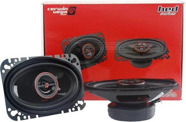 Alt view image 3 of 5 - Cerwin-Vega H746 4"6" HED 2-Way 4 Ohm 275W Coaxial Car Speakers