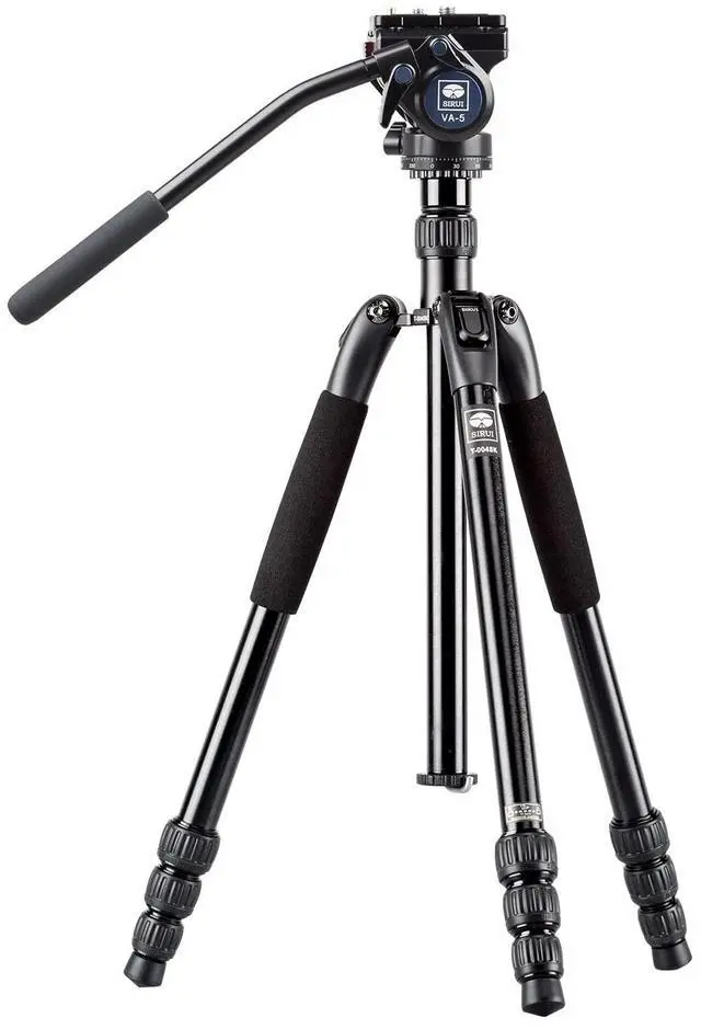 Main image of SIRUI T04S Series Aluminum Tripod with VA-5 Compact Fluid Video Head (T-004SK+VA-5)