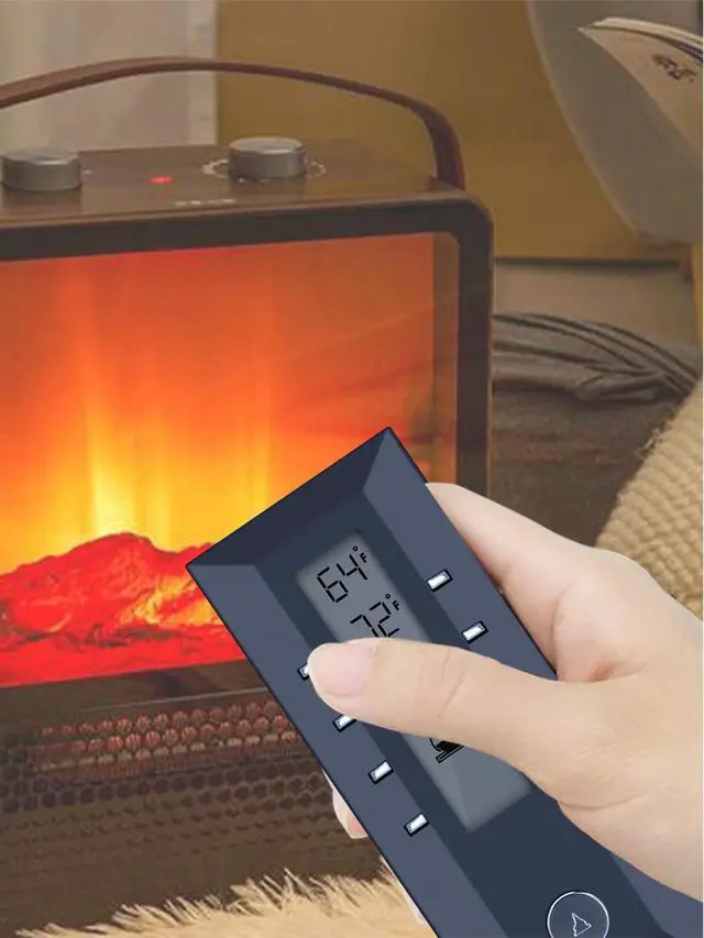 Alt view image 3 of 4 - RYQIF Replacement Remote Control fits Dimplex Electric Fireplace 47-1012-T 47-1012E-T
