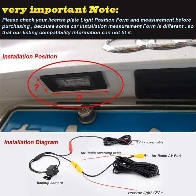 Alt view image 3 of 5 - HD 1080x720pixel Reverse Backup Camera Waterproof Clear Night Vision Rear View Camera for BMW 1 3 5 X Series E90/E90N/E91/E92/E93/M3/CSL E82 E39/E60/E60N/E61/E61N E53/E70/E71/X5/X6