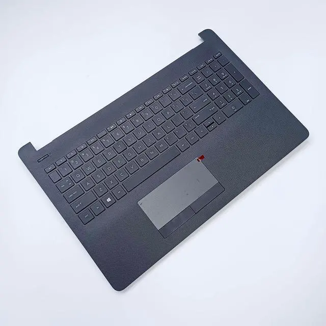 Alt view image 4 of 5 - Lyinsen Replacement for HP Pavilion 15-BS 15-BU 15-BW 15-BS020WM 250 G6 255 G6 256 G6 Laptop Upper Case Palmrest Keyboard Touchpad Assembly Part 15.6" 925010-001 925008-001 929906-001 Top Cover Black